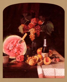 威廉 梅裡特 查斯 Still Life With Watermelon